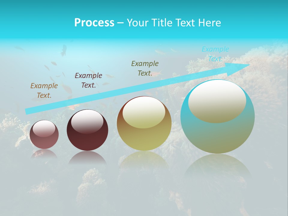 Coral Sun Ocean PowerPoint Template