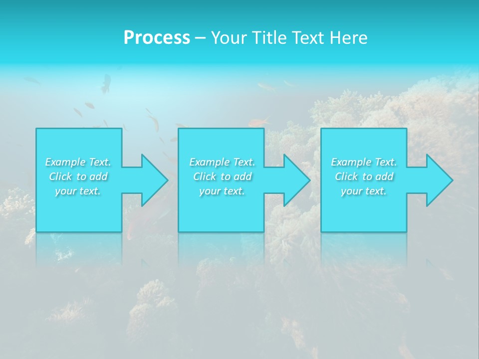 Coral Sun Ocean PowerPoint Template