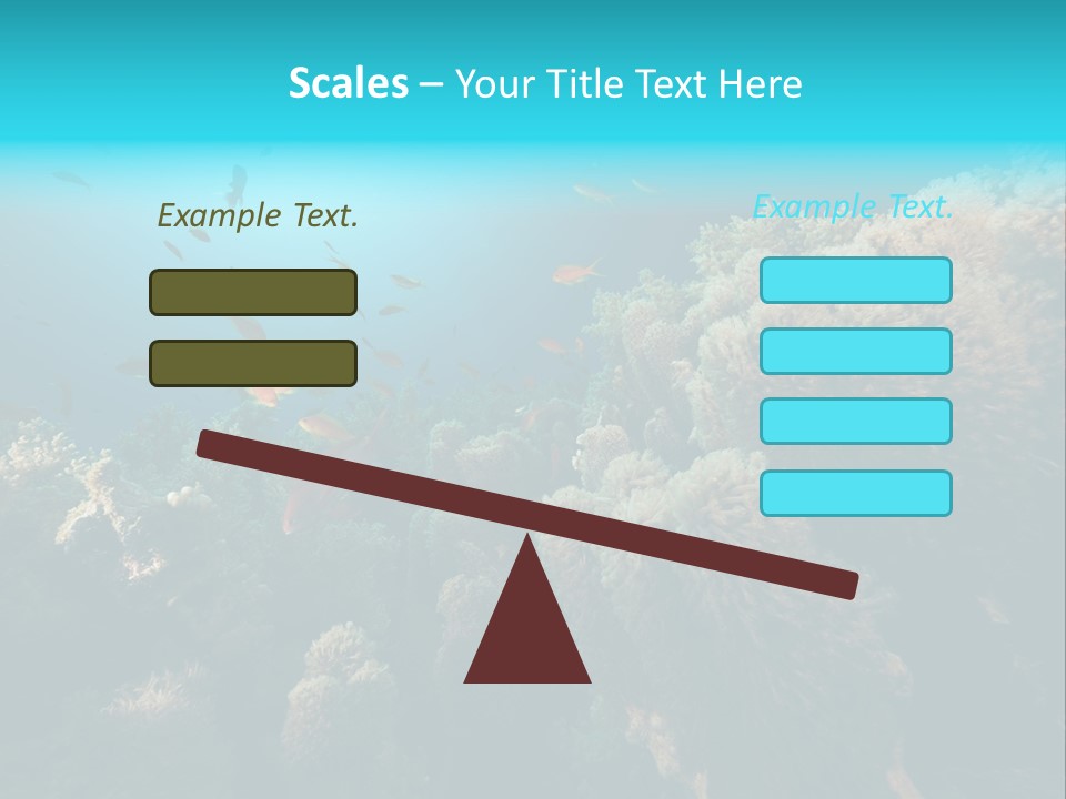 Coral Sun Ocean PowerPoint Template