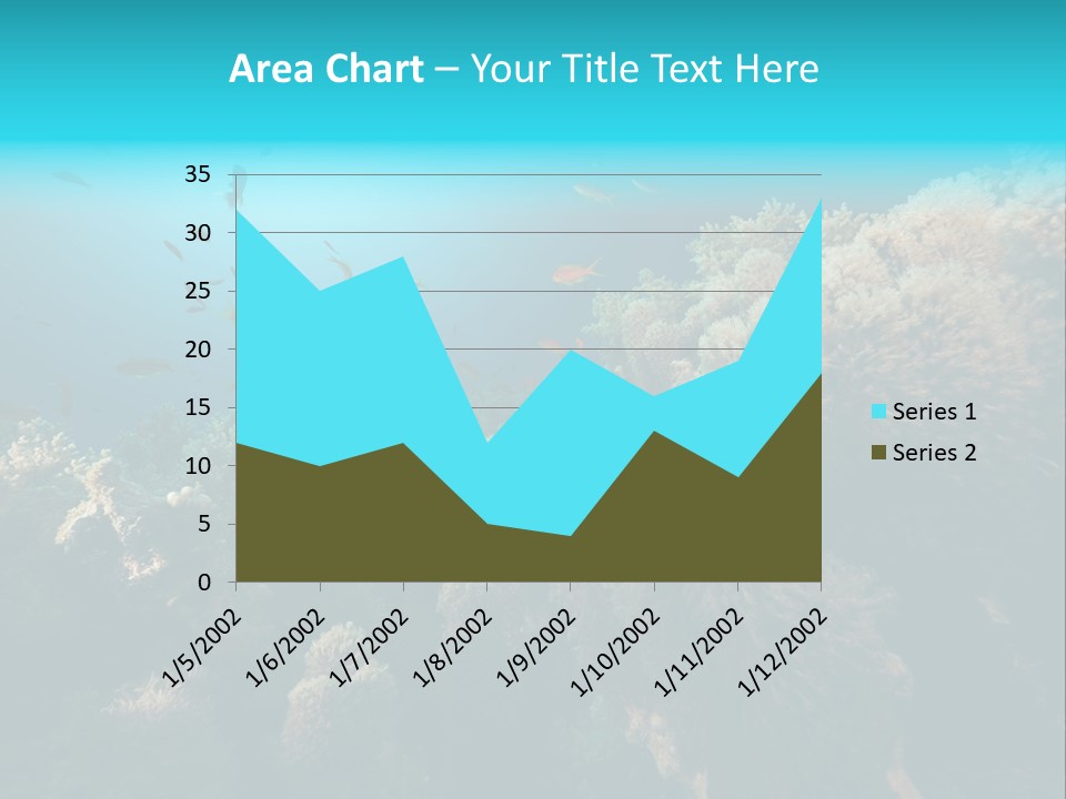 Coral Sun Ocean PowerPoint Template
