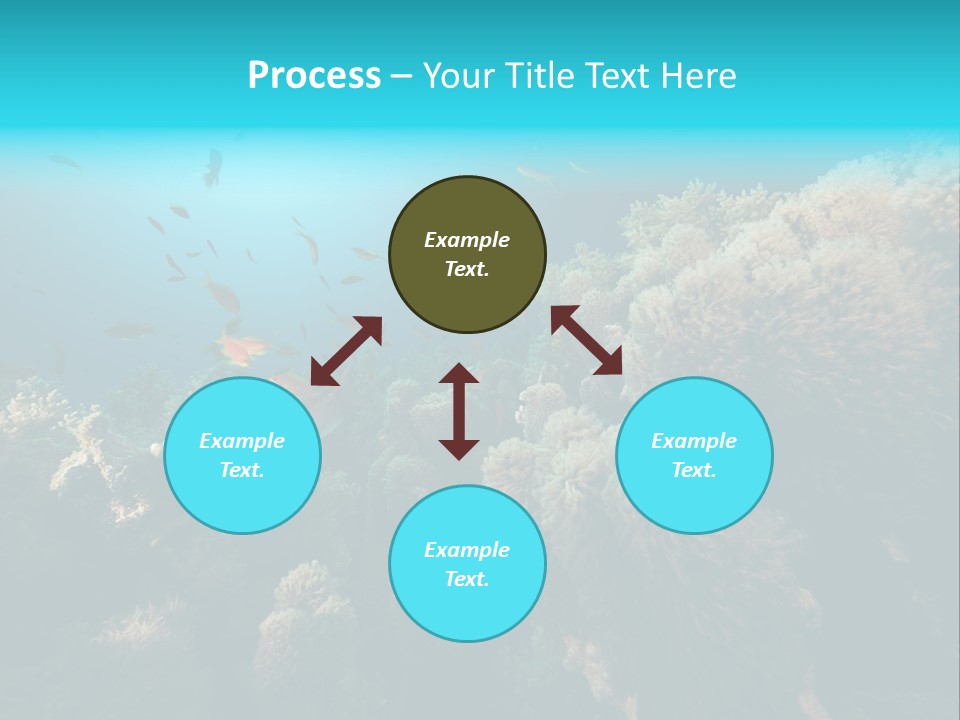 Coral Sun Ocean PowerPoint Template
