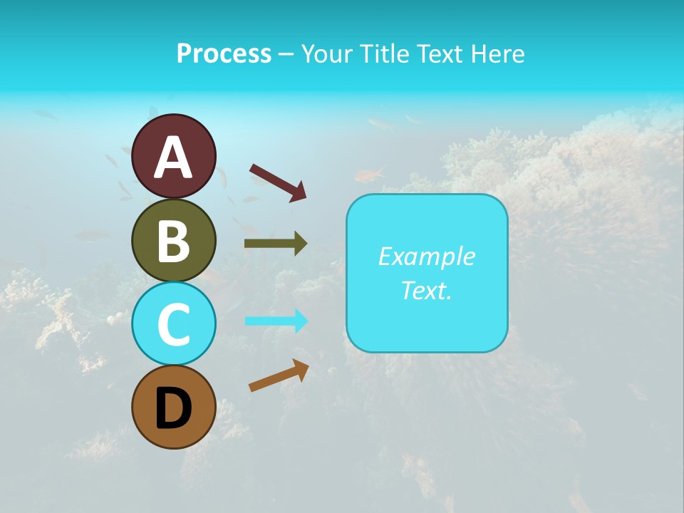 Coral Sun Ocean PowerPoint Template