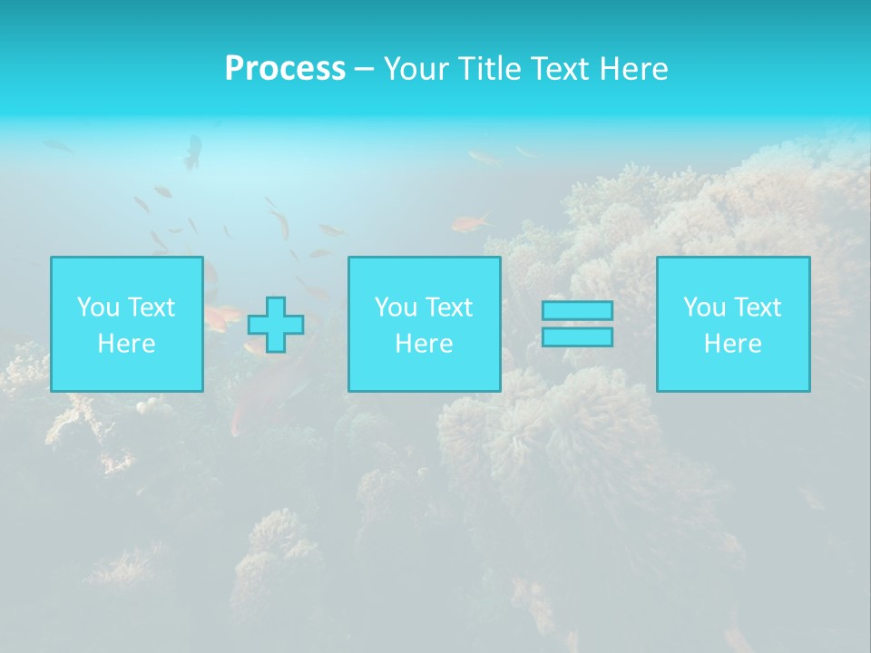 Coral Sun Ocean PowerPoint Template