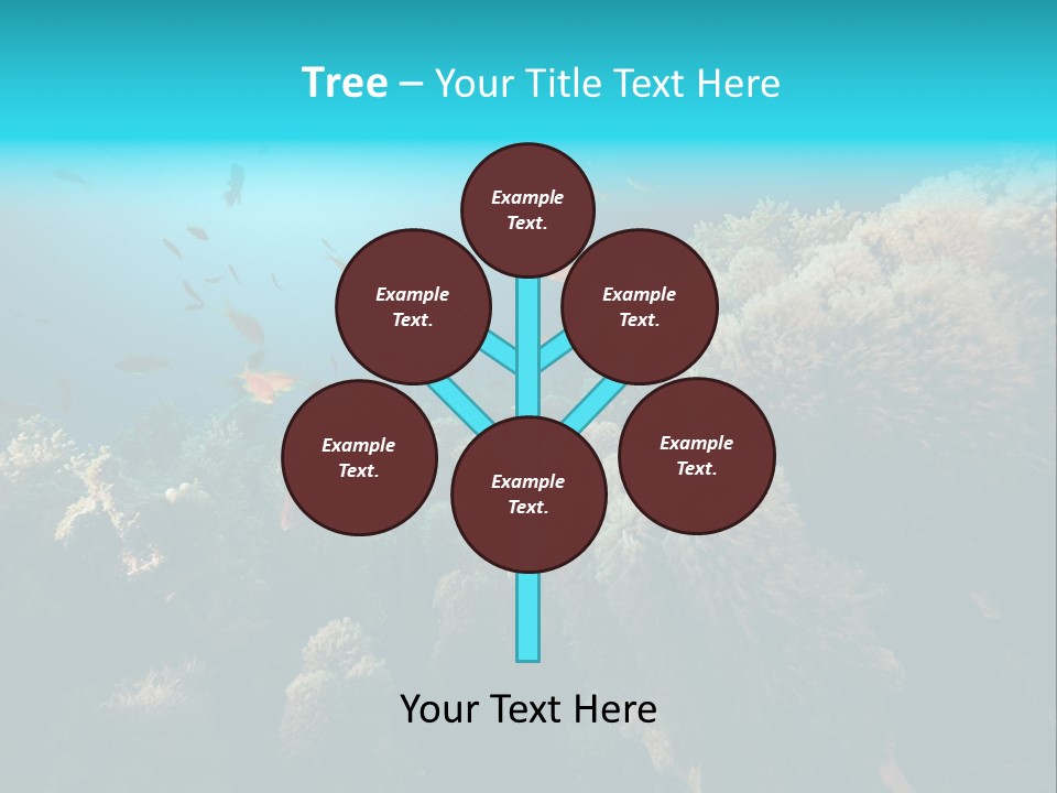 Coral Sun Ocean PowerPoint Template