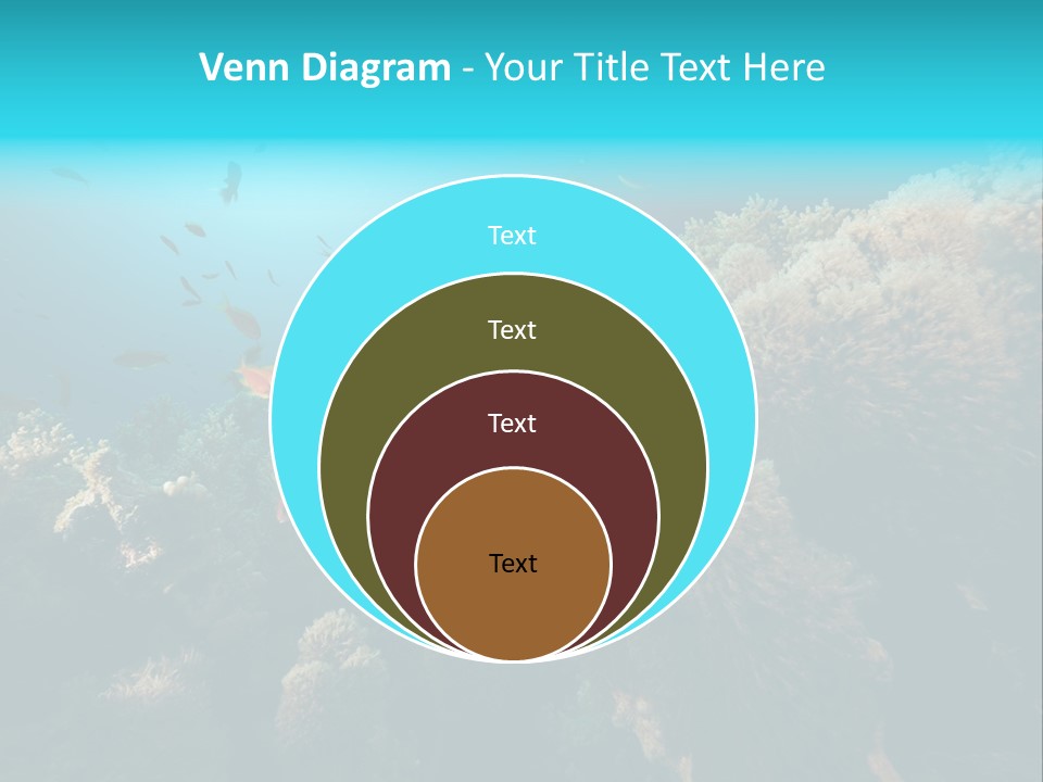 Coral Sun Ocean PowerPoint Template