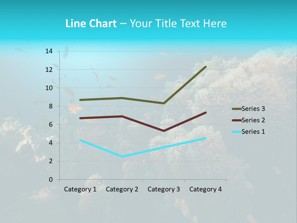 Coral Sun Ocean PowerPoint Template