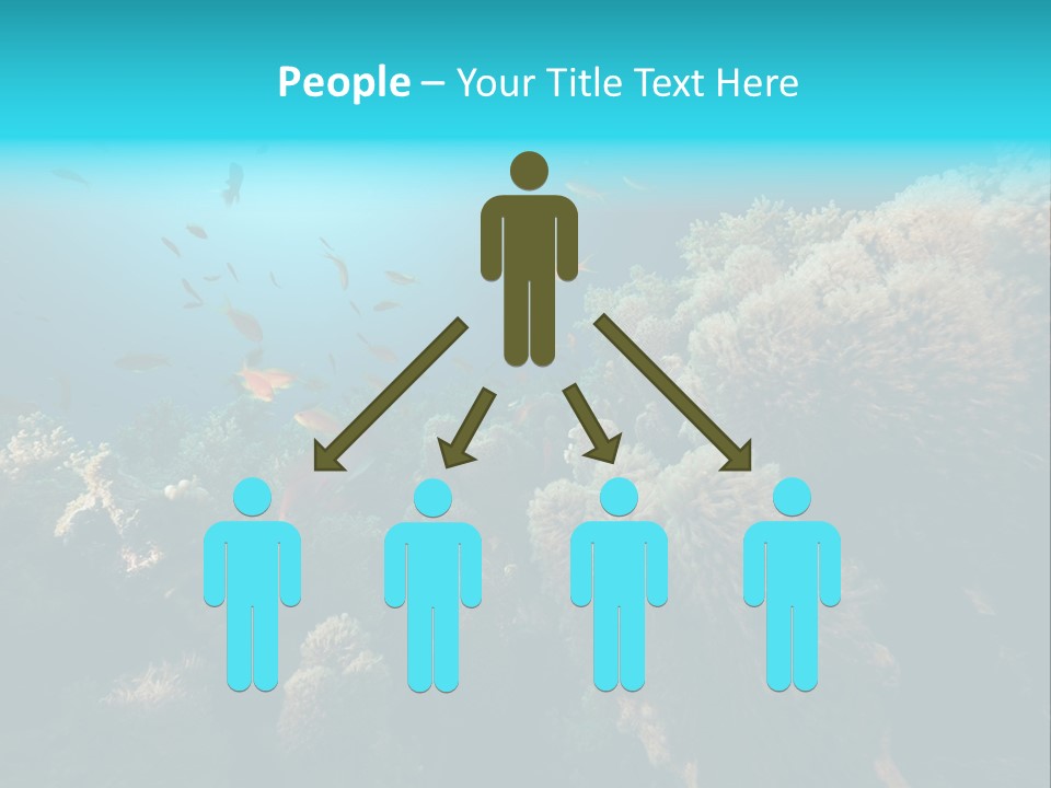 Coral Sun Ocean PowerPoint Template