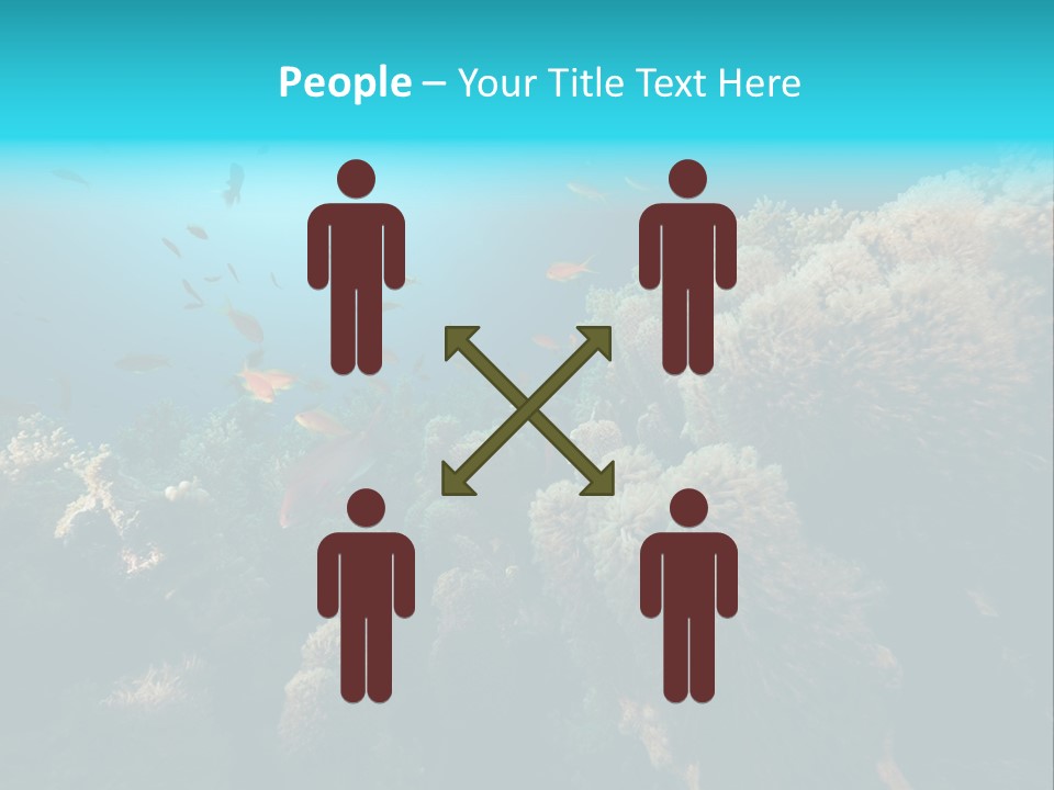 Coral Sun Ocean PowerPoint Template