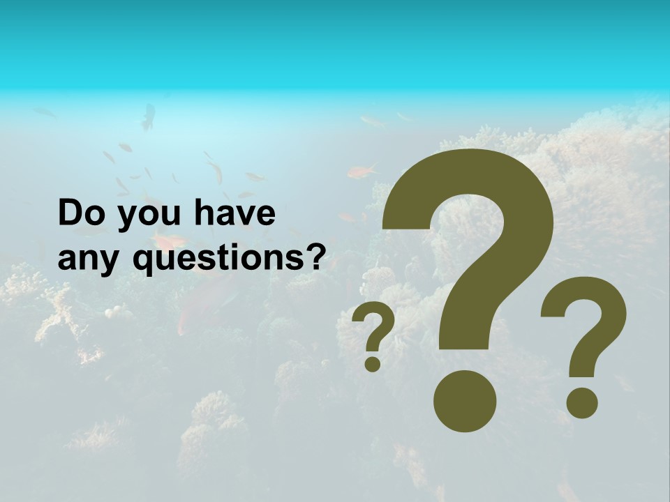 Coral Sun Ocean PowerPoint Template