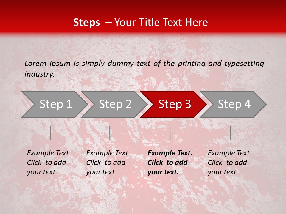 Splat Paint Mess PowerPoint Template