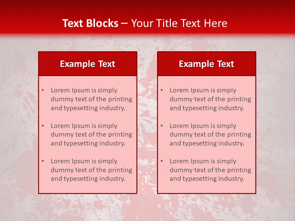 Splat Paint Mess PowerPoint Template