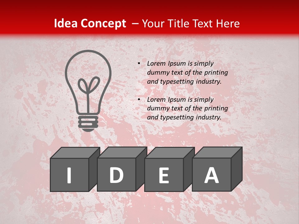 Splat Paint Mess PowerPoint Template