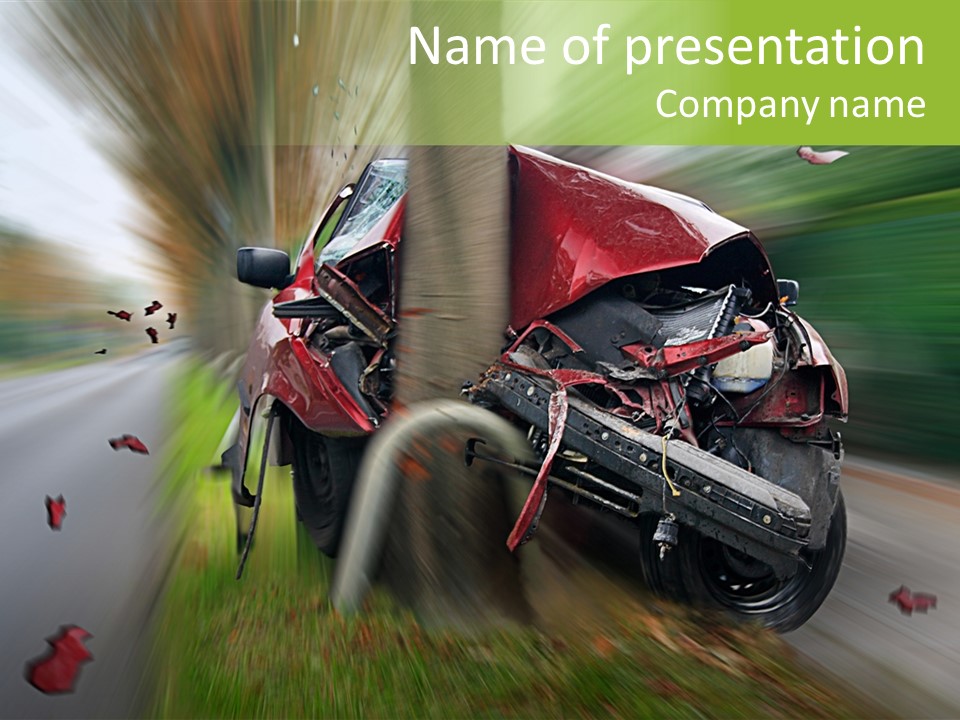 Roadside Wrack Splinter PowerPoint Template