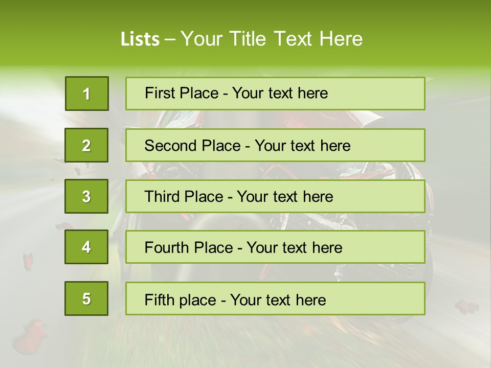 Roadside Wrack Splinter PowerPoint Template