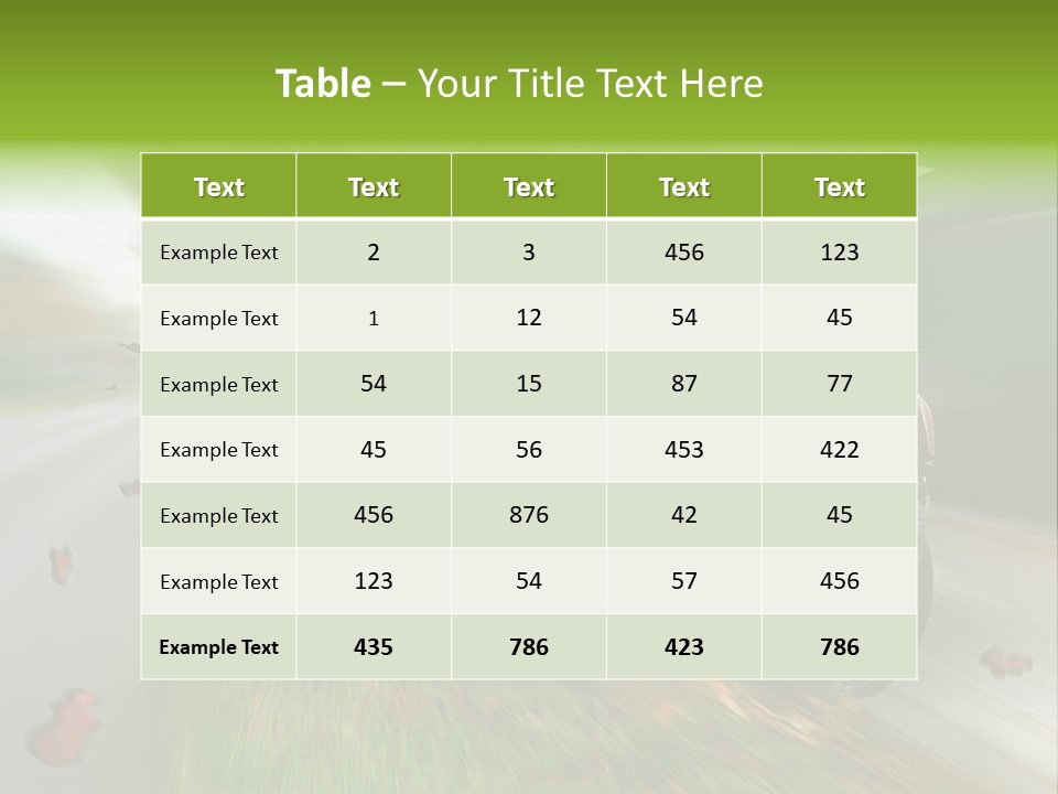 Roadside Wrack Splinter PowerPoint Template