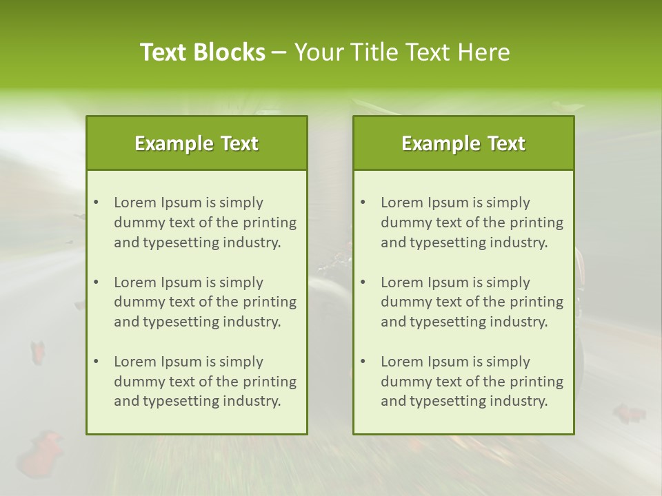 Roadside Wrack Splinter PowerPoint Template
