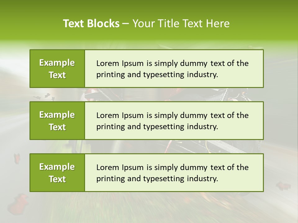 Roadside Wrack Splinter PowerPoint Template