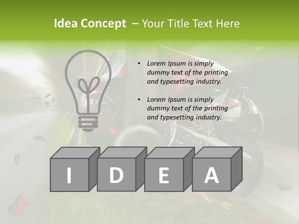Roadside Wrack Splinter PowerPoint Template