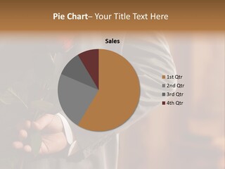Man Holding Red Rose PowerPoint Template