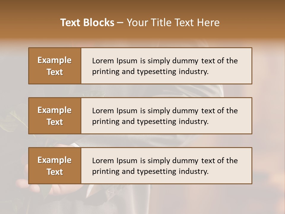 Man Holding Red Rose PowerPoint Template