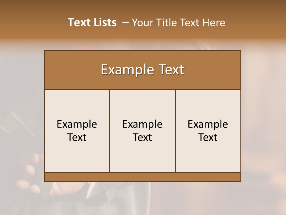 Man Holding Red Rose PowerPoint Template