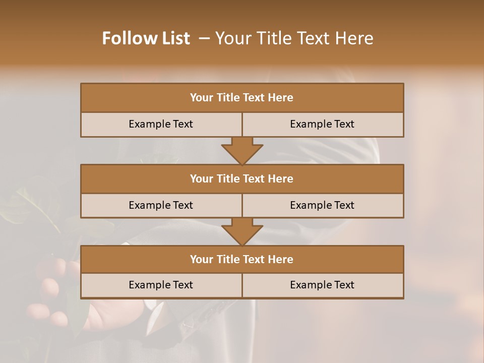 Man Holding Red Rose PowerPoint Template