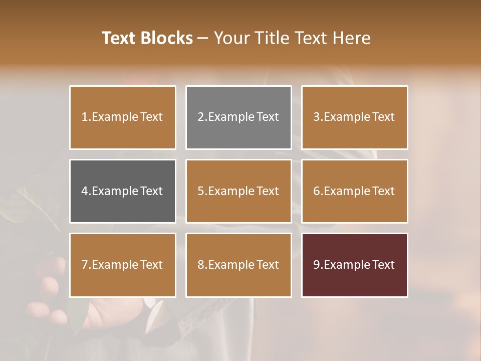 Man Holding Red Rose PowerPoint Template