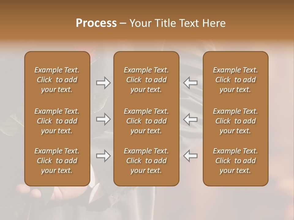 Man Holding Red Rose PowerPoint Template