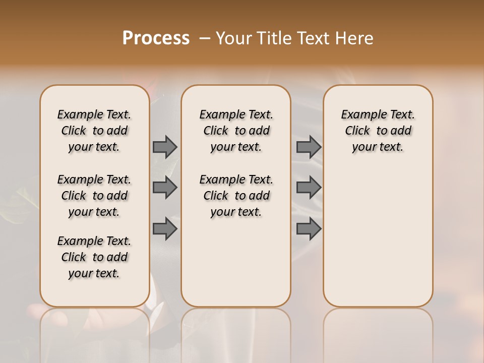 Man Holding Red Rose PowerPoint Template