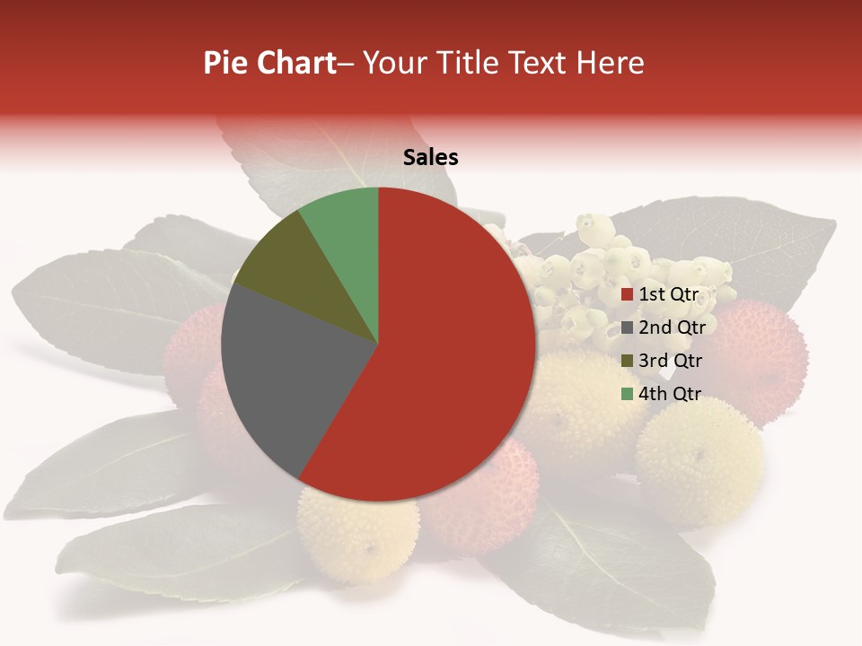 Forest Fruits Isolated Fresh PowerPoint Template