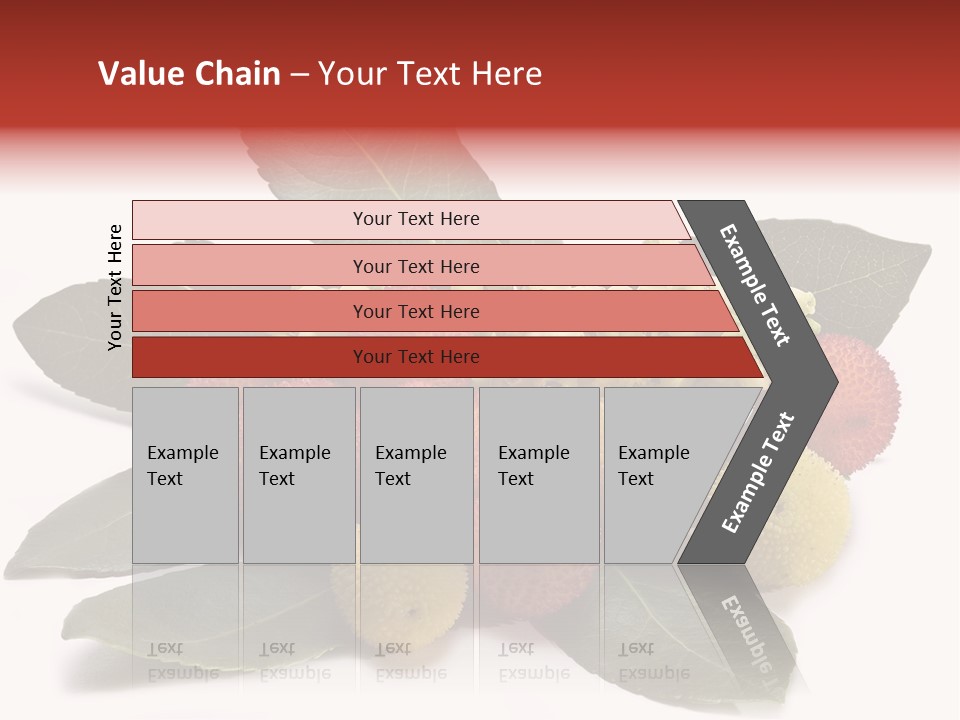 Forest Fruits Isolated Fresh PowerPoint Template