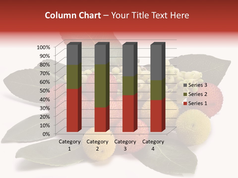 Forest Fruits Isolated Fresh PowerPoint Template