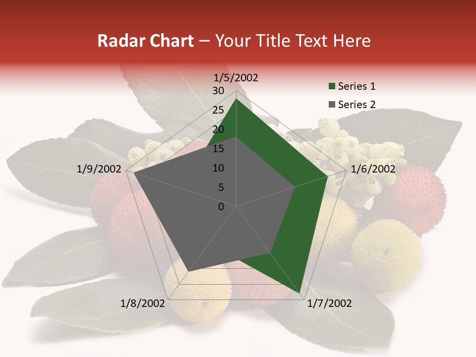 Forest Fruits Isolated Fresh PowerPoint Template