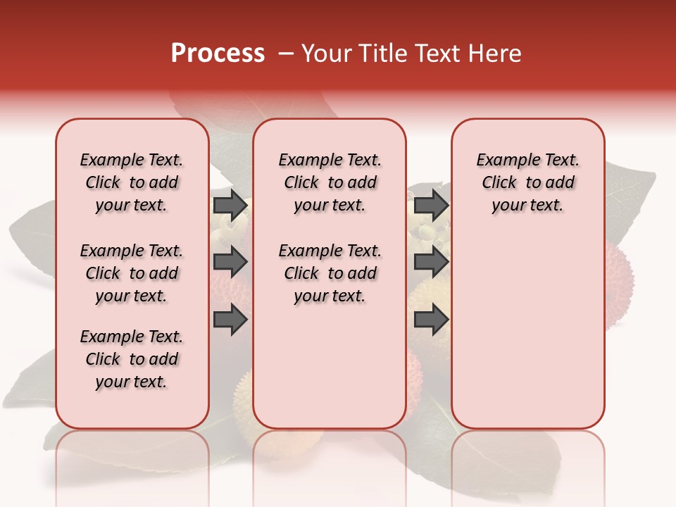 Forest Fruits Isolated Fresh PowerPoint Template