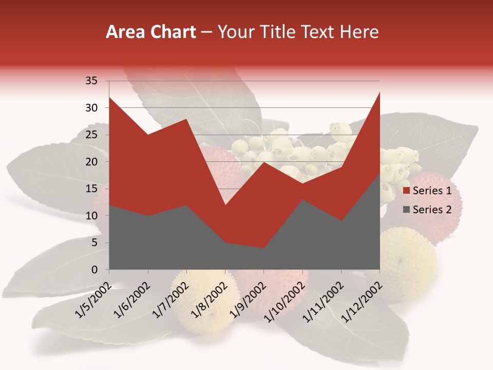 Forest Fruits Isolated Fresh PowerPoint Template