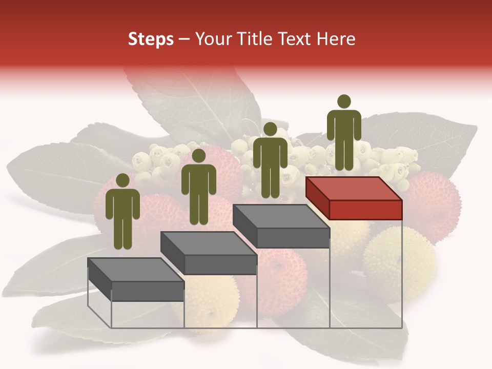 Forest Fruits Isolated Fresh PowerPoint Template