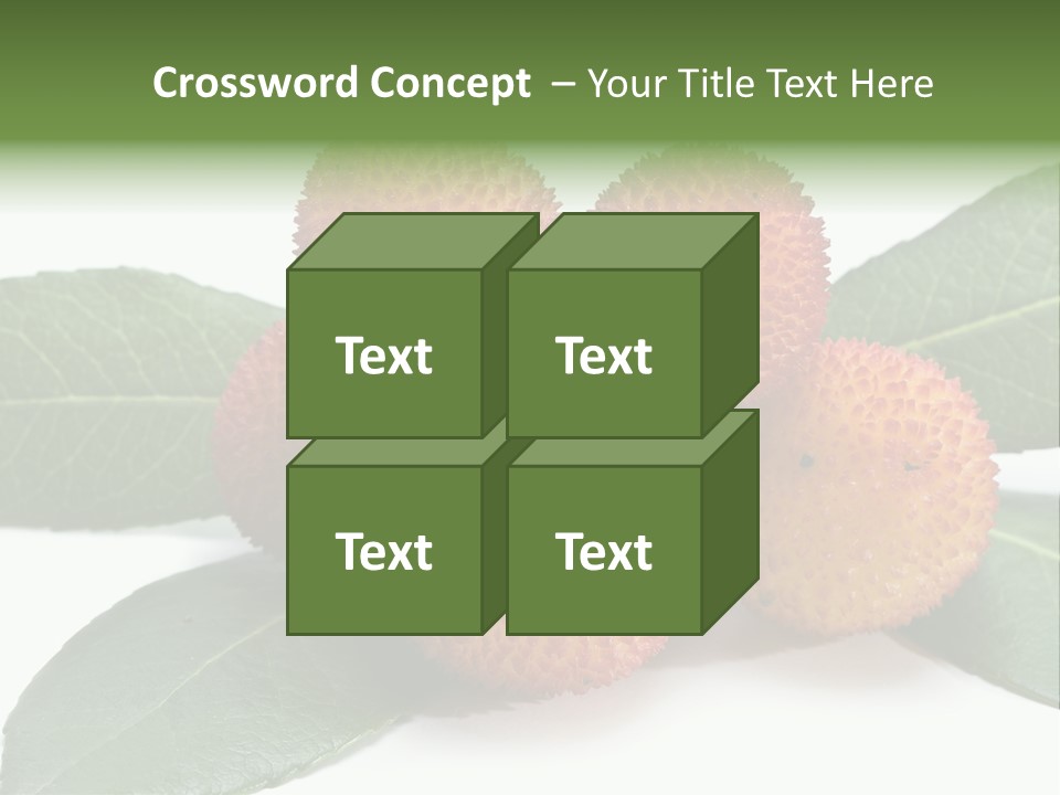 Isolated Collection Ripe PowerPoint Template