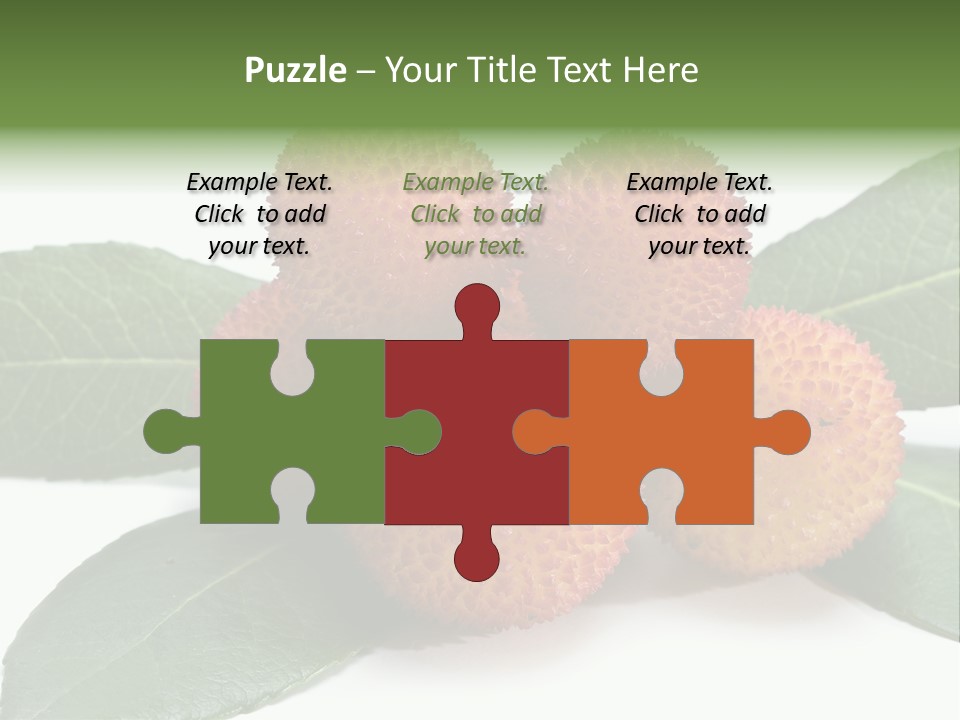 Isolated Collection Ripe PowerPoint Template