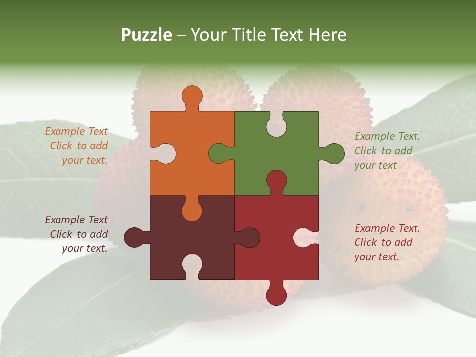 Isolated Collection Ripe PowerPoint Template