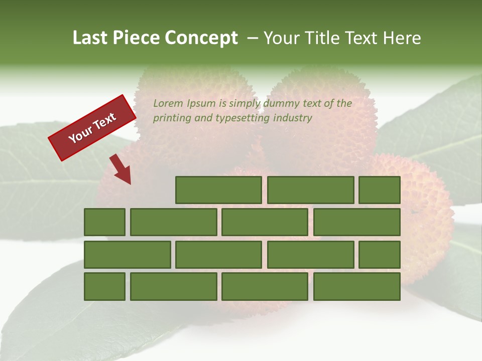 Isolated Collection Ripe PowerPoint Template