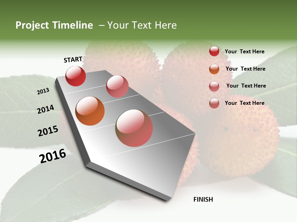 Isolated Collection Ripe PowerPoint Template