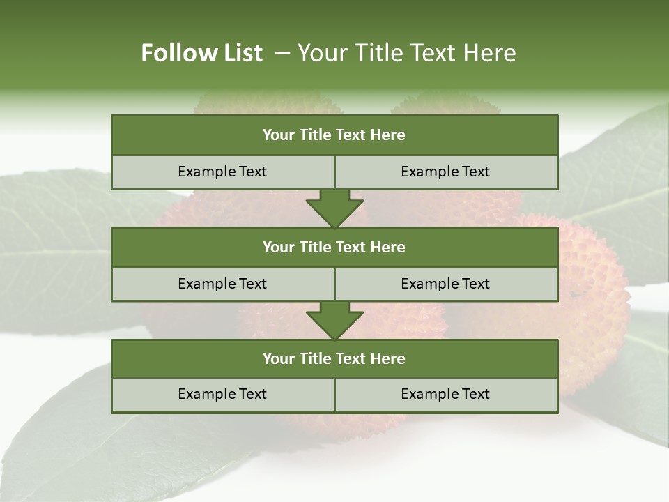 Isolated Collection Ripe PowerPoint Template
