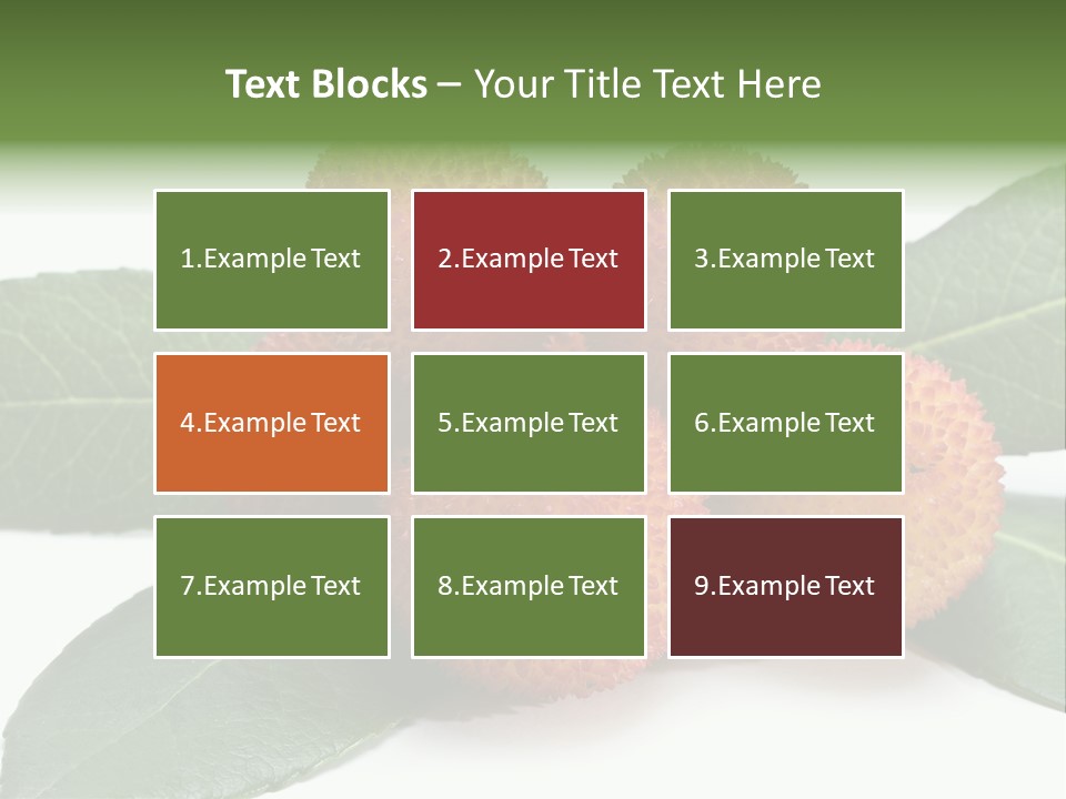 Isolated Collection Ripe PowerPoint Template