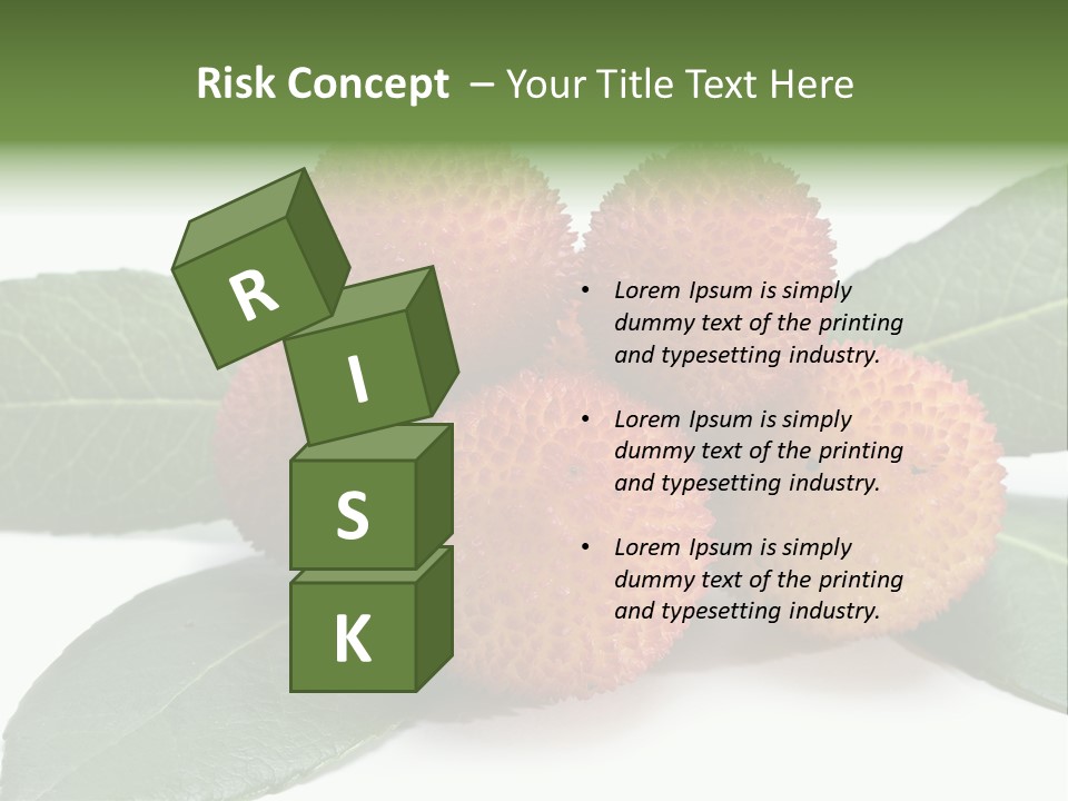 Isolated Collection Ripe PowerPoint Template