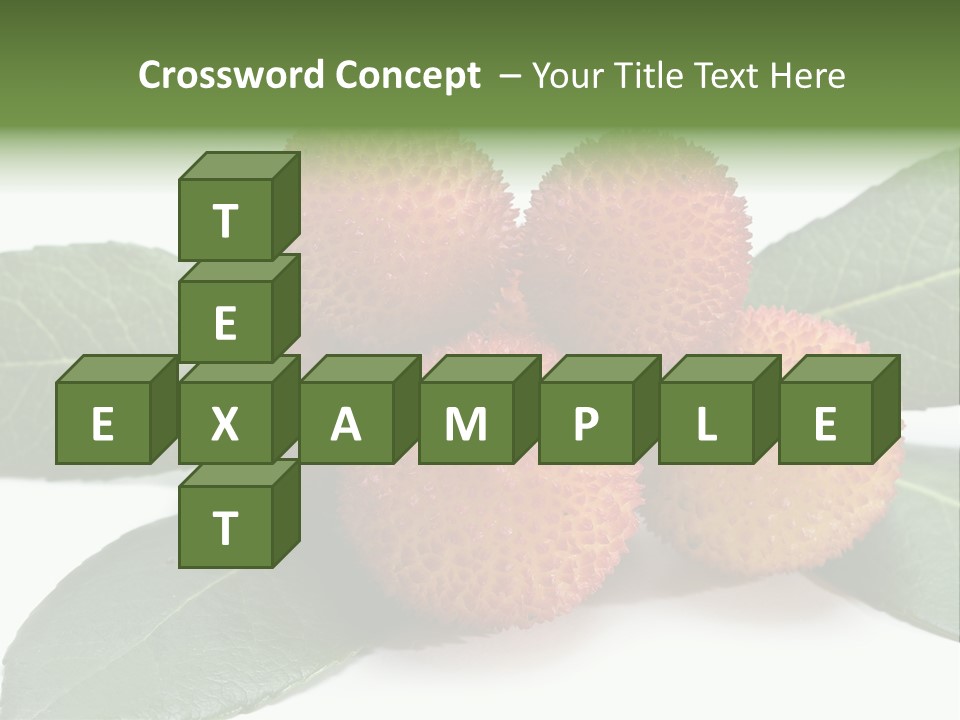 Isolated Collection Ripe PowerPoint Template