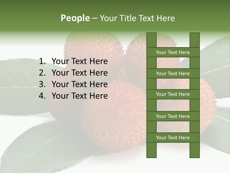 Isolated Collection Ripe PowerPoint Template