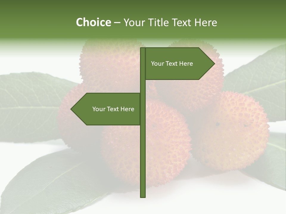 Isolated Collection Ripe PowerPoint Template