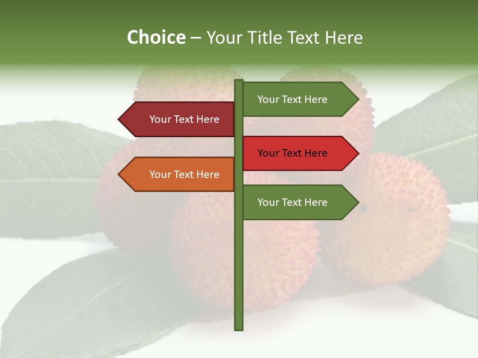 Isolated Collection Ripe PowerPoint Template