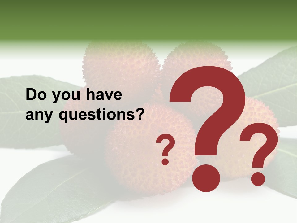 Isolated Collection Ripe PowerPoint Template