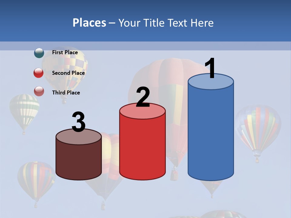 Ascend Hot Air Balloons Heat PowerPoint Template